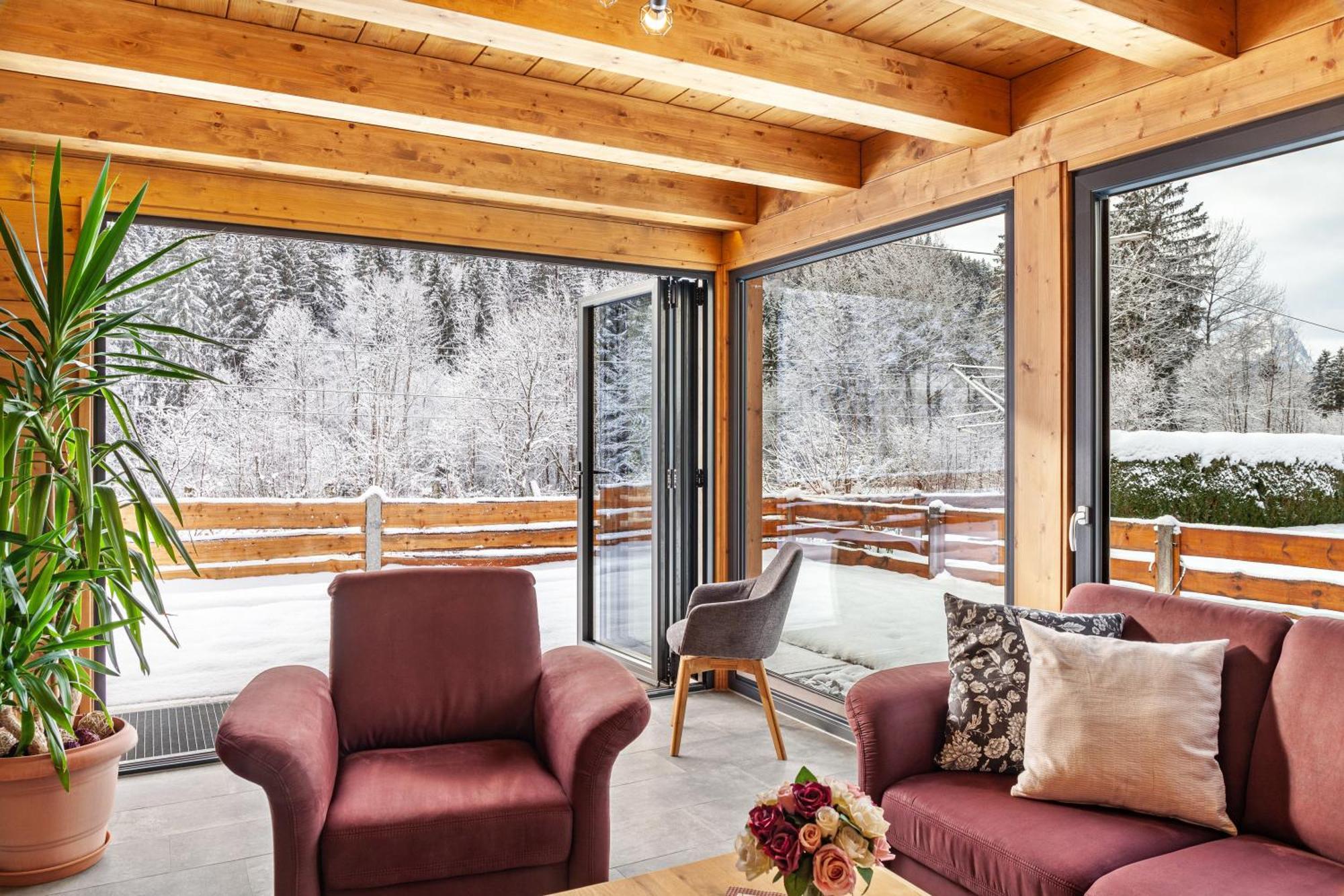 Chalet Aus Holz Гармиш-Партенкирхен Экстерьер фото